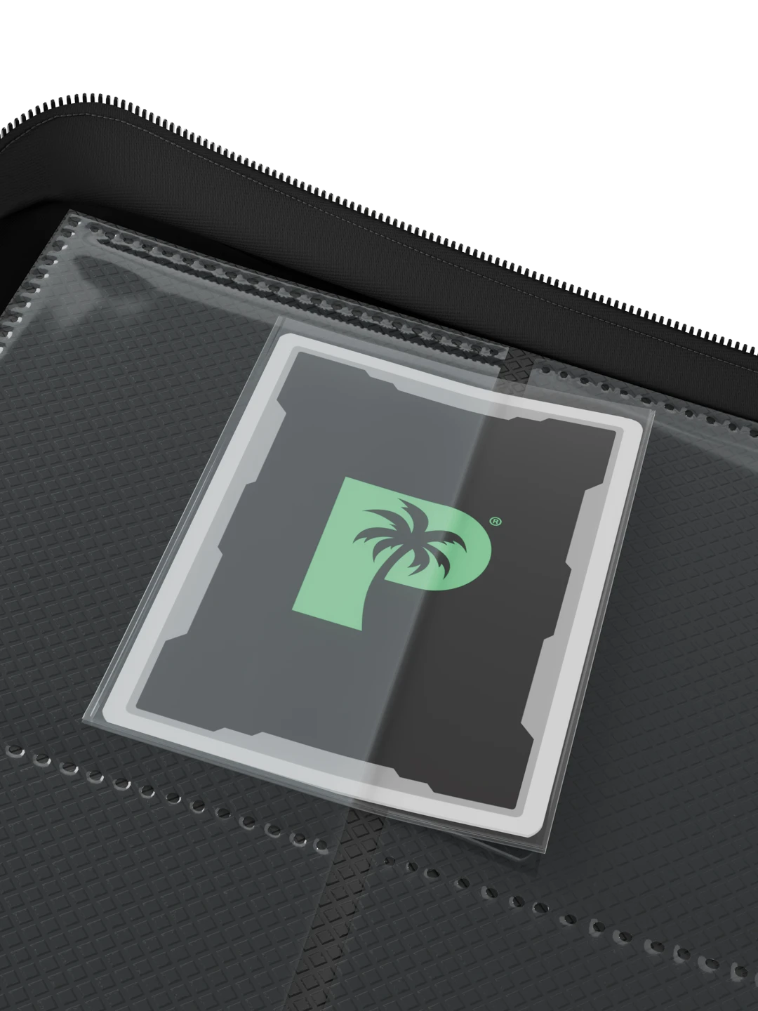 Custom Palm Off 12-Pocket Zip Binder
